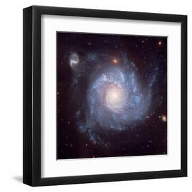 NASA - Pinwheel-Shaped Galaxy-null-Framed Art Print