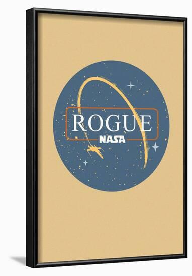 NASA Retro Rogue-1-null-Framed Poster