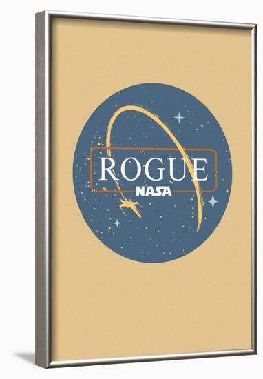 NASA Retro Rogue-1-null-Framed Poster