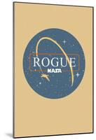 NASA Retro Rogue-1-null-Mounted Poster