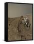 Nasa's Curiosity Mars Rover on Planet Mars-null-Framed Stretched Canvas