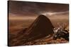 Nasa's Curiosity Rover Climbing to the Summit of Mount Sharp-null-Stretched Canvas