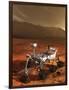 Nasa's Curiosity Rover Samples a Rock on the Floor of Gale Crater-null-Framed Premium Giclee Print
