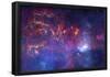 NASA's Great Observatories Examine the Galactic Center Region Space Photo Art Poster Print-null-Framed Poster