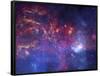 NASA's Great Observatories Examine the Galactic Center Region Space Photo Art Poster Print-null-Framed Poster