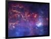 NASA's Great Observatories Examine the Galactic Center Region Space Photo Art Poster Print-null-Framed Poster