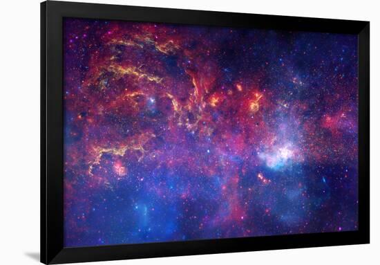 NASA's Great Observatories Examine the Galactic Center Region Space-null-Framed Photo