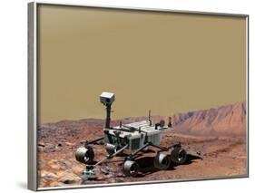 Nasa's Mars Science Laboratory-Stocktrek Images-Framed Photographic Print