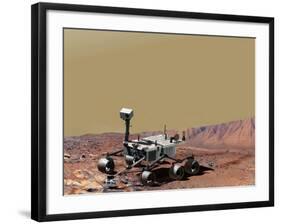 Nasa's Mars Science Laboratory-Stocktrek Images-Framed Photographic Print