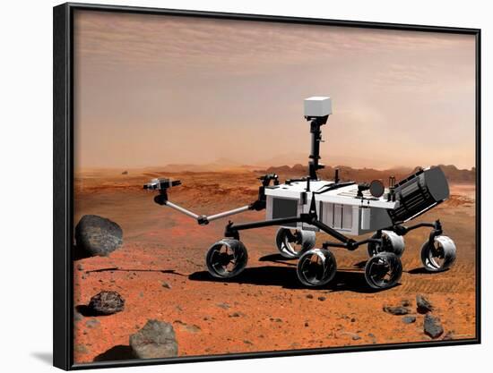 Nasa's Mars Science Laboratory-Stocktrek Images-Framed Photographic Print