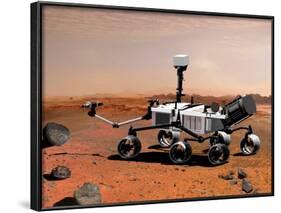 Nasa's Mars Science Laboratory-Stocktrek Images-Framed Photographic Print