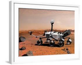 Nasa's Mars Science Laboratory-Stocktrek Images-Framed Photographic Print