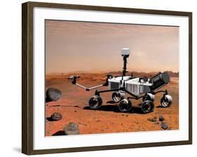 Nasa's Mars Science Laboratory-Stocktrek Images-Framed Photographic Print