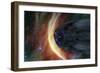 Nasa's Two Voyager Spacecraft Exploring a Turbulent Region of Space-null-Framed Premium Giclee Print