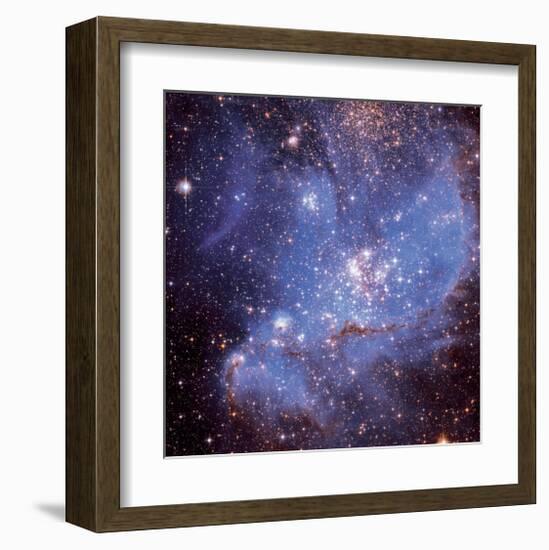 NASA - Small Magellanic Cloud-null-Framed Art Print