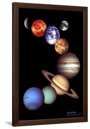 Nasa Solar System--Framed Poster