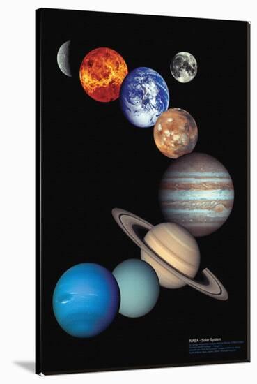 Nasa Solar System-null-Stretched Canvas