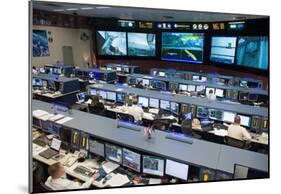 NASA Space Shuttle Flight Control Johnson Space Center Photo Poster-null-Mounted Poster
