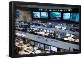 NASA Space Shuttle Flight Control Johnson Space Center Photo Poster-null-Framed Poster