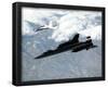 NASA (SR-71B & F/A-18 In Flight, 1997) Art Poster Print-null-Framed Poster