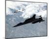 NASA (SR-71B & F/A-18 In Flight, 1997) Art Poster Print-null-Mounted Poster