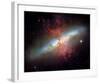 NASA - Starburst Galaxy M82-null-Framed Art Print