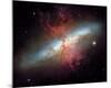 NASA - Starburst Galaxy M82-null-Mounted Art Print