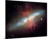 NASA - Starburst Galaxy M82-null-Mounted Art Print