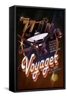 NASA - The Voyagers Rock On-null-Framed Stretched Canvas