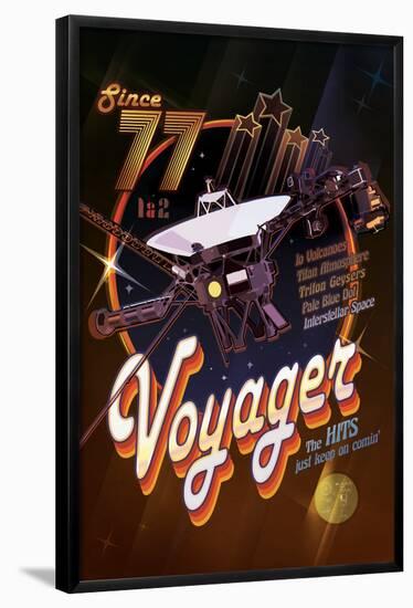 NASA - The Voyagers Rock On-null-Framed Poster