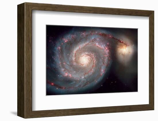 NASA, Whirlpool Galaxy-null-Framed Art Print