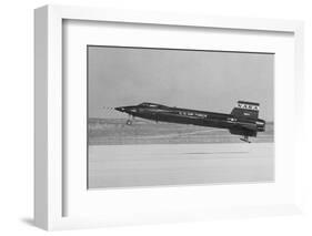 NASA X-15 Landing in Mojave Desert-null-Framed Photographic Print