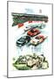 Nascar Dreams (Soapbox Derby) Art Print Poster-null-Mounted Poster