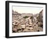 Naschmarkt, Vienna, Pub. C.1900-null-Framed Giclee Print