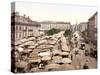 Naschmarkt, Vienna, Pub. C.1900-null-Stretched Canvas