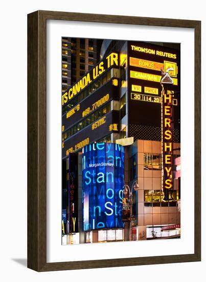 Nasdaq Marketsite - Times Square - Manhattan - New York City - United States-Philippe Hugonnard-Framed Photographic Print