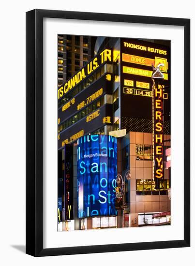 Nasdaq Marketsite - Times Square - Manhattan - New York City - United States-Philippe Hugonnard-Framed Photographic Print