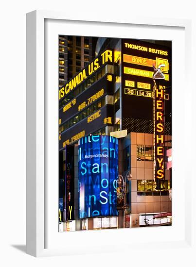 Nasdaq Marketsite - Times Square - Manhattan - New York City - United States-Philippe Hugonnard-Framed Photographic Print