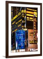 Nasdaq Marketsite - Times Square - Manhattan - New York City - United States-Philippe Hugonnard-Framed Premium Photographic Print