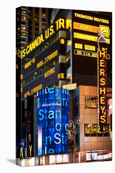 Nasdaq Marketsite - Times Square - Manhattan - New York City - United States-Philippe Hugonnard-Stretched Canvas