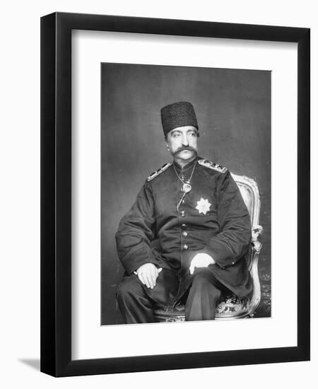 Naser Al-Din Shah Qajar of Persia-English Photographer-Framed Giclee Print