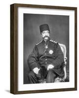 Naser Al-Din Shah Qajar of Persia-English Photographer-Framed Giclee Print