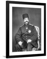 Naser Al-Din Shah Qajar of Persia-English Photographer-Framed Giclee Print