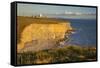 Nash Point Lighthouse, Vale of Glamorgan, Wales, United Kingdom, Europe-Billy Stock-Framed Stretched Canvas