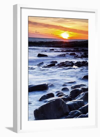 Nash Point, Vale of Glamorgan, Wales, United Kingdom, Europe-Billy Stock-Framed Photographic Print