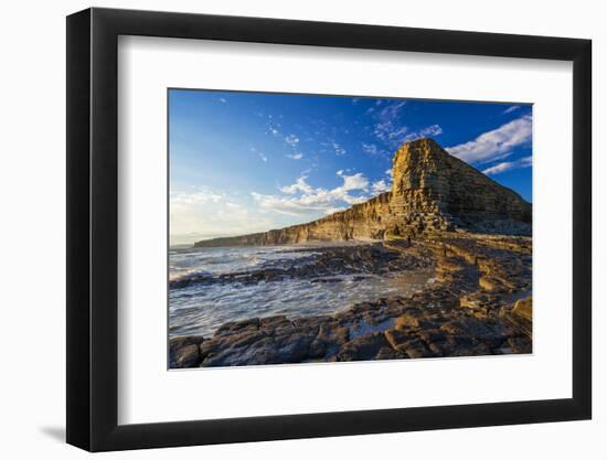 Nash Point, Vale of Glamorgan, Wales, United Kingdom, Europe-Billy Stock-Framed Photographic Print