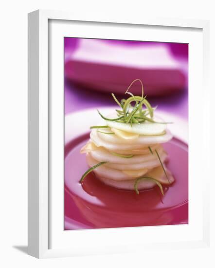 Nashi Fruit with Ginger and Lime Syrup-Michael Boyny-Framed Photographic Print