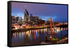 nashville -118-Jeff Poe-Framed Stretched Canvas