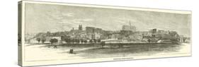 Nashville, from Edgefield, December 1864-null-Stretched Canvas