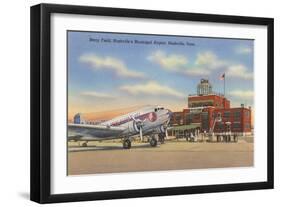 Nashville Municipal Airport, Nashville, Tennessee-null-Framed Art Print